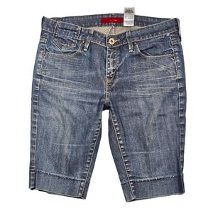 Levi's 565 Crop Midrise Blue Jeans Size 10